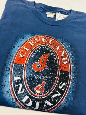 Vintage Cleveland Indians Deadstock Long Sleeve Graphic Tee